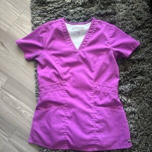 Greys anatomy Purple Scrub Top XS